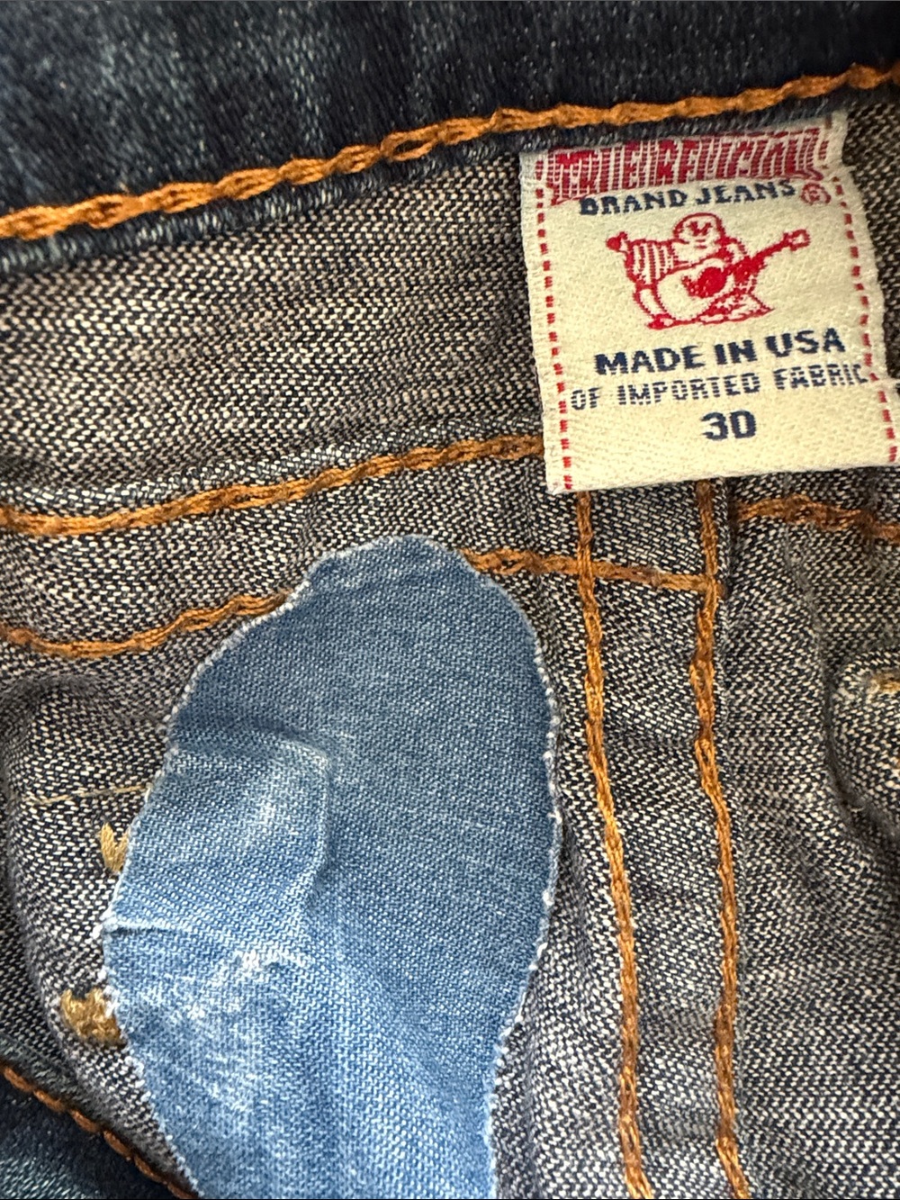 True Religion Dark Blue Flared Jeans - Picture 5 of 5